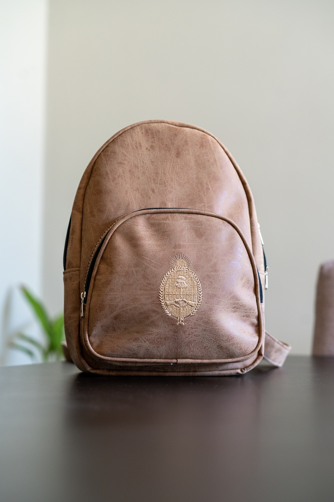 Mochila Beige Escudo